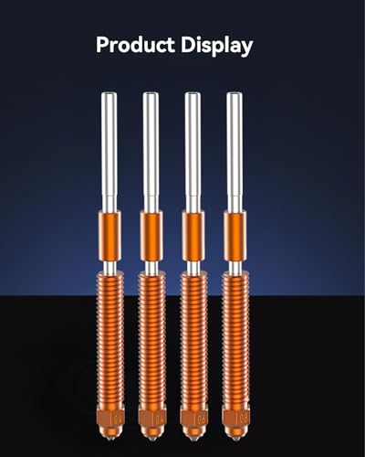 Creality Official K2 Plus Nozzles, 0.4mm, 0.6mm, 0.8mm 4PCS Unicorn Quick-Swap Nozzle Kit 0.4mm 0.6mm 0.8mm, Copper Alloy and Hardened Steel Nozzle Suitable for K2 Plus, K2, Creality Hi Combo - style: 4P-0.4/0.6/0.8