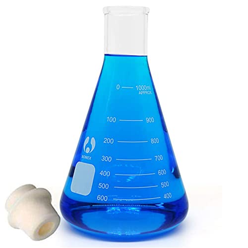 1000ml Narrow Mouth Graduated Erlenmeyer Flasks 1 Pack - size: 1000ml