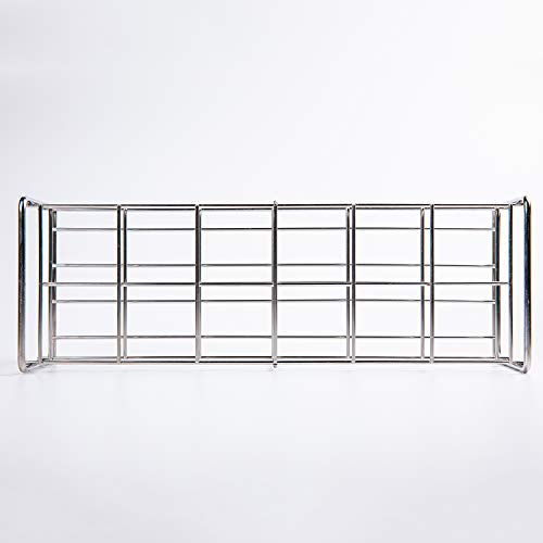 Stainless Steel Test Tube Rack,12 Holes,Outer Diameter Permitted of Tubes 34-36mm,Wire Constructed, 6x2 Format,Adamas-Beta - size: 34-36mm 6×2