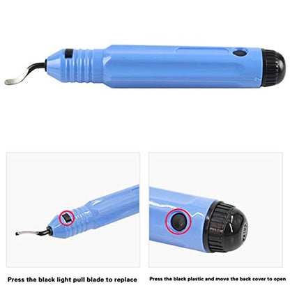 1Set 3D Printer Trimming Knife Scraper PLA ABS PETG Material Filament Model Pruning Trimming Device 3D Printer Tool Trimming Tool Burr Trimming Scrapers with 10pcs Deburring Blades