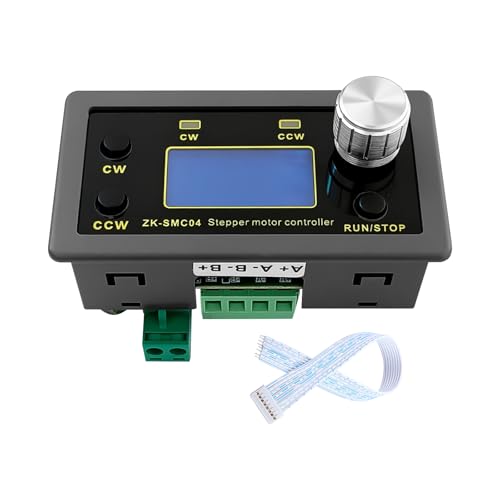 6.6A Stepper Motor Driver Controller for Nema 17 23 34 Stepper Motor, Forward/Reverse Pulse Speed Angle Control Module for 42 57 86 Stepper Motor, TTL Serial Communication