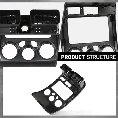 Radio Dash Bezel Trim Panel, Cover, Black - color: Black, size: Colorado/Canyon 2004-2012