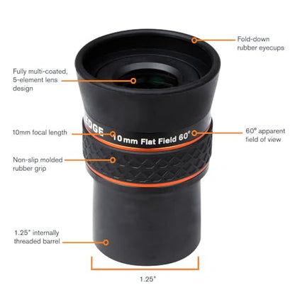 Celestron Ultima Edge 10mm 1.25" Eyepiece for High-Power Planet Views