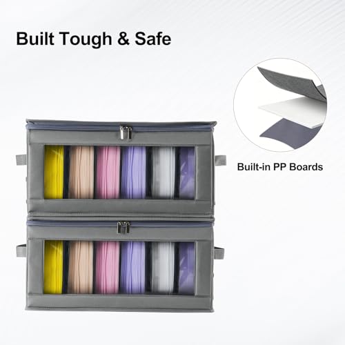 4-Pack Large Filament Storage Boxes for 3D Printer Spools