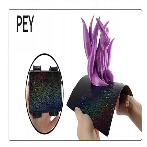 1pcs PEI Spring Steel for Bambu Lab H2C 3D Printer Bed Magnetic PEI/PET/PEO/PEY Double Sided Printing Plate (PET+PEY) - color: PET+PEY