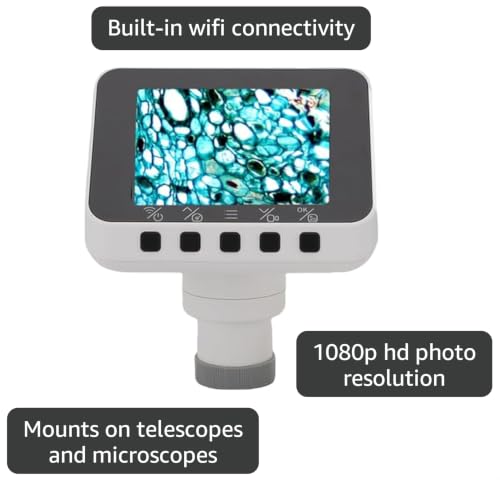 Astronomy WiFi Telescope Camera Eyepiec,e Wireless Electronic Eyepiece with 2.8in Screen 1080P HD Video for Astrophotography Bird Watching
