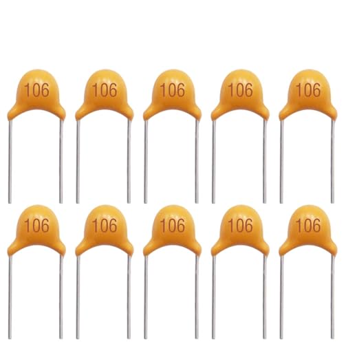 mxuteuk 10uF 106 Ceramic Capacitors 10uF-106 Multilayer Monolithic Capacitor (Pack of 100Pcs) - size: 10uF-106