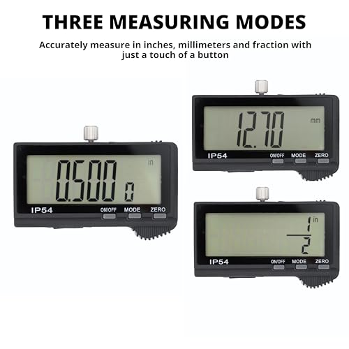 NEIKO 01401A 6-Inch Electronic Digital Caliper, Stainless Steel, Extra Large LCD Screen, Measurement Conversions for Inches, Millimeters, and Fractions - size: 6 Inch, XL Screen, style: Stainless Steel