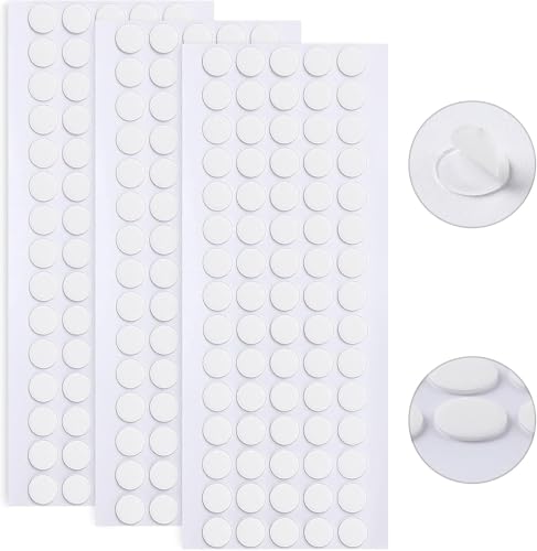 JANYUN 280 Pcs Sticky Dots Stickers,10mm Round Putty Clear Sticky Tack - size: 10mm Round 280pcs