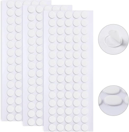 JANYUN 280 Pcs Sticky Dots Stickers,10mm Round Putty Clear Sticky Tack - size: 10mm Round 280pcs