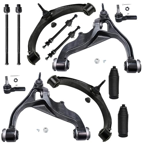 Detroit Axle - 4WD Front Control Arms Kit for 2009-2012 Dodge Ram 1500 - size: 12CS48328/12PC