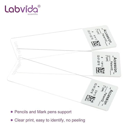 72pcs x 5 Boxes Frosted Microscope Slides, Dim.75mmx25mm, LVQ034W5 - color: 360pcs,White Color Frosted Slides