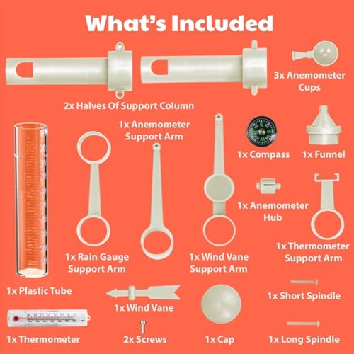 4M Green Science Weather Station - DIY Mini Observatory & STEAM Science Kit