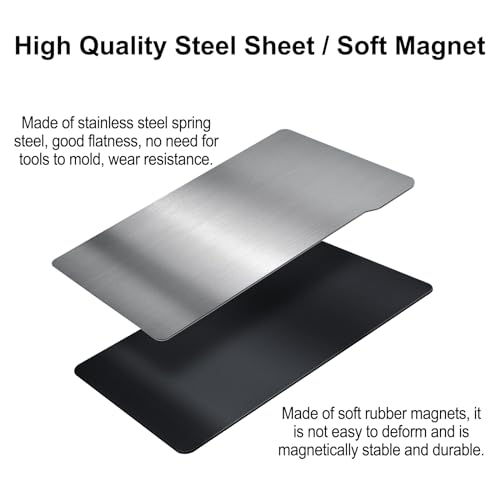 2 PCS Flex Build Plate, Spring Steel Flexible Plate Flex Bed and Magnetic Base Platform for ELEGOO Saturn 4 /Saturn 4 Ultra/Saturn 3/Saturn 3 Ultra/Saturn 2 8K/Saturn 8K 3D Printer, 224x129mm - size: Saturn 4/3/2 (224x129mm)