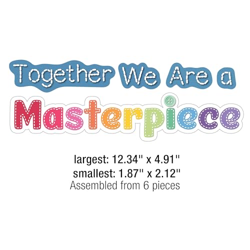 Carson Dellosa Crafty and Cool 54-Piece Together We are a Masterpiece - color: We Are a Masterpiece