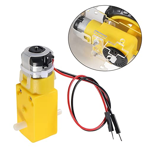 4pcs TT Motor Dual DC 3-6V Gearbox Motor 200RPM Ratio 1:48 Shaft Motor with 2.54mm Wire for Arduino DIY Smart Car Robot