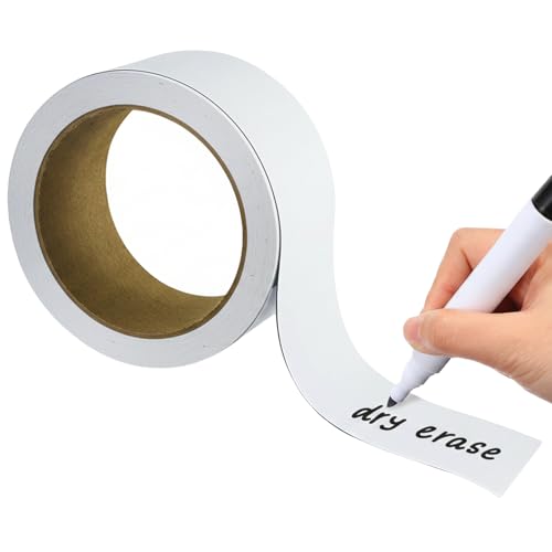 Magnetic Strip, Magnetic Tape, Magnet Tape, Dry Erase Label 2 in x 50 Ft - size: 2 In x 50 Ft