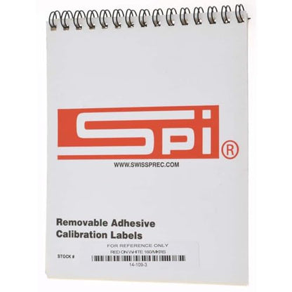 SPI 14-109-3 Removable Adhesive for Reference ONLY Labels: 2" x 1/2", Red on White (160 Count) - style: Reference Only