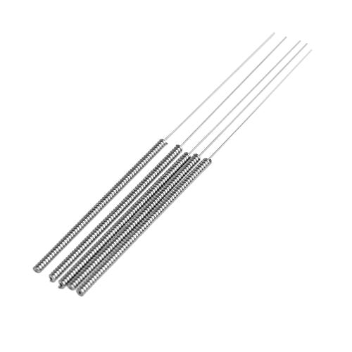 MUXSAM 5-Pack 0.2mm Needle Drill Bits, 3D Printer Nozzle Cleaning Kit - size: 0.2mm