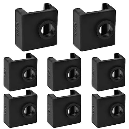 AccEncyc 3D Printer Silicone Sock 8Pcs Hotend Silicone Sock ﻿