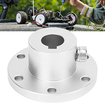 RC Flange Shaft Coupling, Transfer Coupler Aluminum Alloy High Strength 0.55in for RC Car Motor and Gearbox