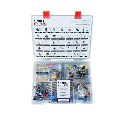 Horizon Uno Electronics Starter Kit with Video Lessons – Arduino-Compatible Board, Sensors, LEDs, Servos & More – Learn Electronics & Coding for Beginners