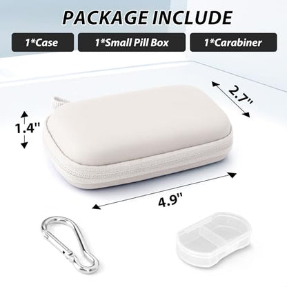 Heart Rate Monitor Case Compatible with KardiaMobile 6L & 1L, Beige - color: Beige