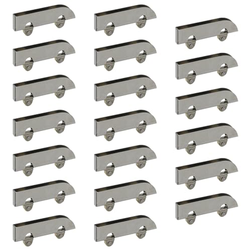 20pcs Stainless Steel Sliding Roller Pulley,Mini Showcase Window Roller Replacement Sliding Door Wheels for 3-5mm Thick Display Glass Door(Copper Wheel) - style: Copper wheel