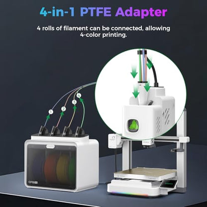 Creality Official SPARKX i7 Extruder, Original i7 Combo Extrusion Assembly with Quick-Swap Extruder Lever, 4-in-1 PTFE Adapter and Built-in Filament Cutter, 3D Printer Parts for Creality SPARKX i7 - style: Sparkx i7