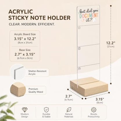 But Did You Document It Memo Board Funny Office Acrylic Monitor Memo Board - color: But Did You Document It？