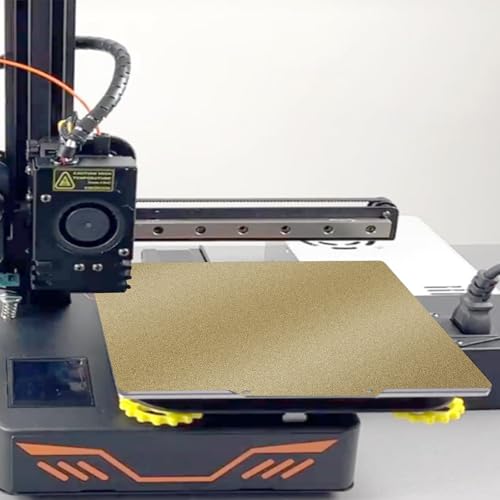 PEI Build Plate for Adventurer 3/ Ender 2 pro, 165 x 165 mm/ 6.5 x 6.5 inch Double Sided Textured Steel Sheet No Sticker Base, Spring Removable Flexible Print Bed, 3D Printer Accessories