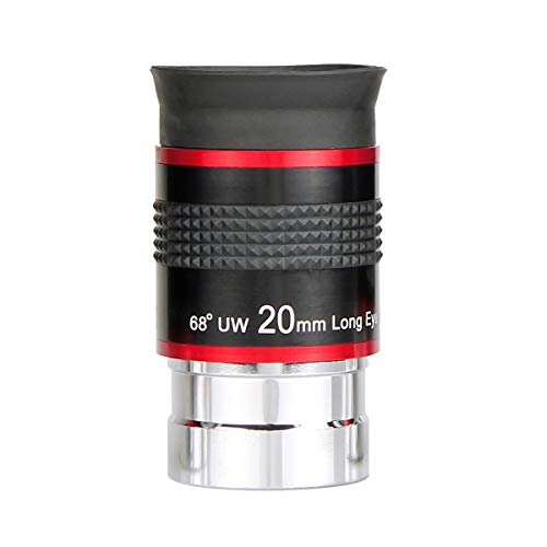 SVBONY Telescope Eyepiece, 20mm Focal Length 68° UW 1.25" Redline Eyepiece - size: 20mm