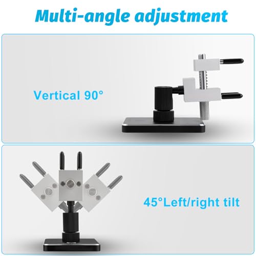 Mini Vise Table Top Clamp, 2in1 Mini Portable Table Vise for Gundam Model Building/Hobby Jewelers/DIY Projects 360° Rotatable with 0-1.37” Clamping Range Precision Clamp Fixing Tools DIY accessories - size: 0-1.37"