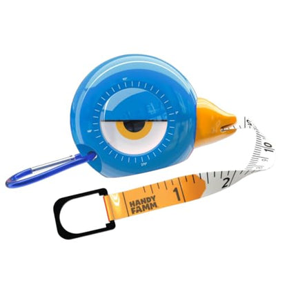 Handy Famm Kids Tape Measure, 8ft Retractable Measuring Tape, Blue Toto - color: Blue Tape Measure