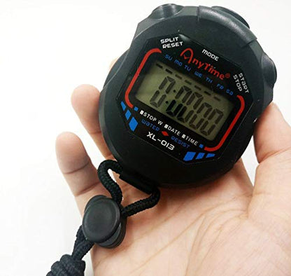 Stopwatch Digital Handheld Multi-Function Professional Handheld Electronic Digital LCD Chronograph Timer Stopwatch Sportwatch
