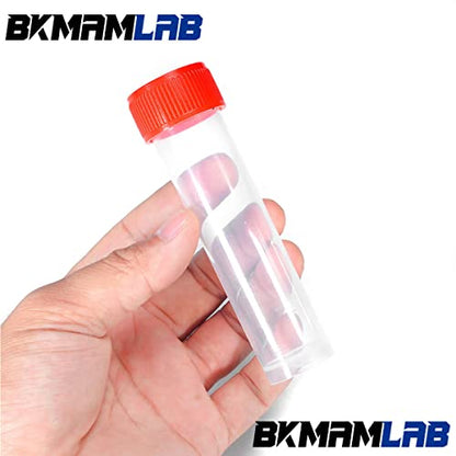30ml Plastic Small Vials with Screw Caps Sample Tubes,PP Material, Free from DNase, RNase, Human DNA(30pcs) - style: 30ml 30pcs