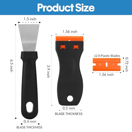 14Pcs 3D Printer Scraper Tool, Plastic Scraper for Scratch Free Removal