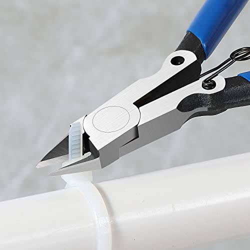 IGAN-330 Flush Cutters, Precision Wire Cutter, Flush Pliers, Wire Snips, Electrical Cutters, Sprue, Side & Small Wire Nippers, Diagonal Cut Snips, Ideal for Electronics & Precision Cutting Needs - size: 5''x1