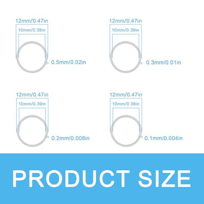 M10x12mm Shim Washers for Machinery Assembly,304 Stainless Steel - size: M10X12