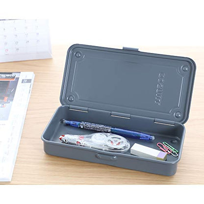 TRUSCO T-19LS Trunk Tool Box, 80.9 x 4.9 x 1.3 x 1.3 inches (203 x 109 x 35 mm), Light Sand - color: light sand, size: Half L