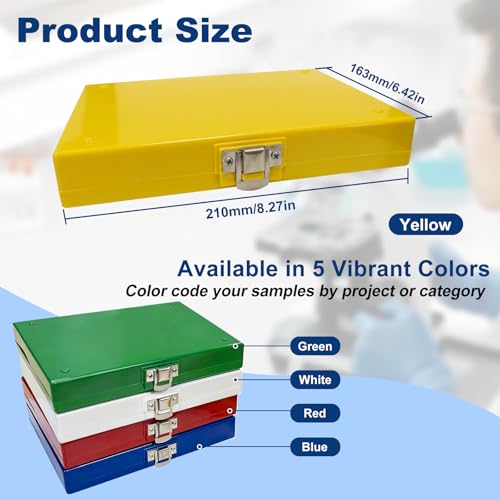 Microscope Slide Box, 100-Place, Cork Lining, 5 Pcs - size: Cork Lining