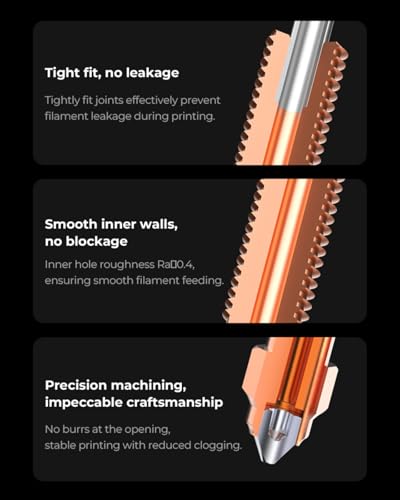 Creality Official K1C Nozzles 4 PCS, Unicorn Quick-Swap Nozzle Kit,High Speed Tri-Metal Steel-Tipped Copper and Titanium Alloy Heatbreak Nozzle Kit Suitable for Creality K1C,Ender 3 V3,V3 Plus Models - size: 0.4 0.6 0.8mm*4