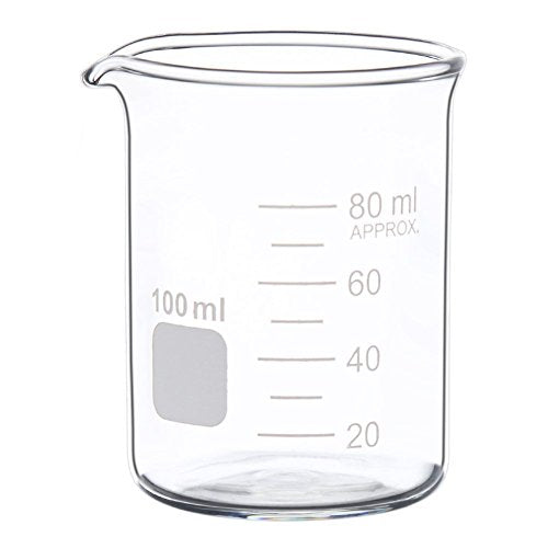 3 Pack Borosilicate Glass Beaker Set, 50 mL, 100 mL and 250 mL - size: 50ml+100ml+250ml