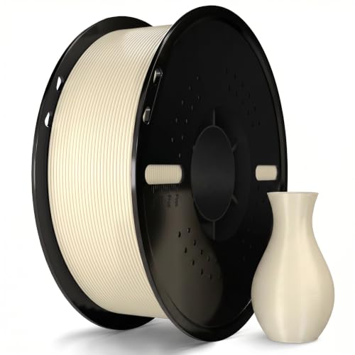 PLA+ Filament 1.75mm Beige 1kg,Dimensional Accuracy +/- 0.02mm - color: Beige