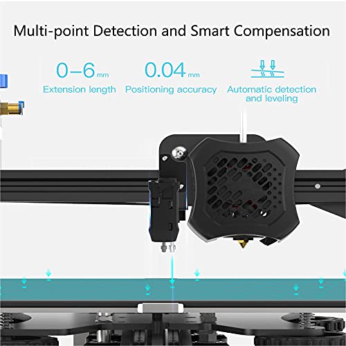 Creality Official CR Touch Auto Leveling Kit, 3D Printer Bed Auto Leveling Sensor Kit for Ender 3/ Ender 3 Pro/Ender 3 V2/ Ender 3 Max/Ender 5/Ender-5 Pro with 32 Bit V4.2.2/V4.2.7 Mainboard
