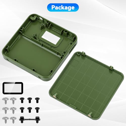Heltec V3 Case for ESP32 LoRa V3 Development Board Custom Meshtastic Case with Antenna Port and Charging Slot (N32 Plus, Green) - color: Dark Green