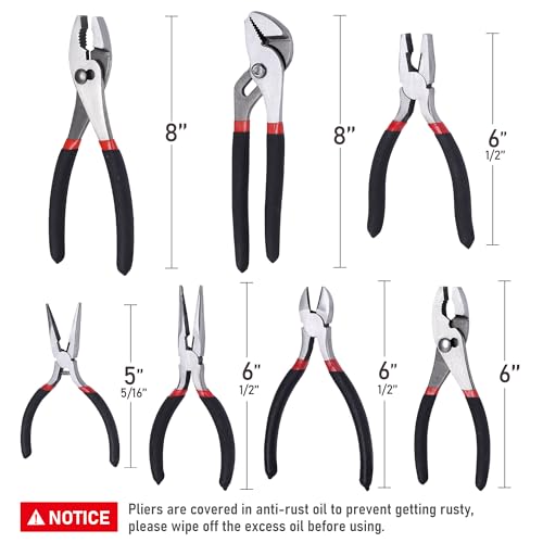 FASTPRO 7-piece Pliers Set, Pliers Tool Set