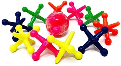 JA-RU Big Jacks Toy Set (Pack of 1 Units) Kids Jax Classic Games 731-1 - size: Pack of 1