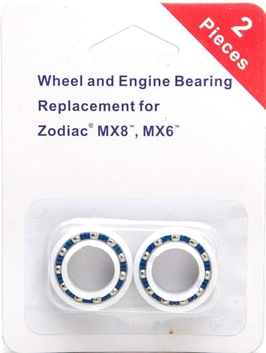 ATIE MX8 Elite/MX6 Elite, MX8/MX6 Pool Cleaner Tune-Up Kit Rebuild Kit with 2 Tire Track R0526100, 2 Engine Bearing R0527000 for Zodiac MX8 MX6 Elite Pool Cleaners - size: 2 Pack with Engine Bearing