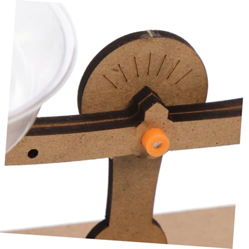 Veemoon 2pcs Wooden Balance Scales for Activities DIY Preschool Science Experiment Balance Board for Creative Measurement Physics Exploration